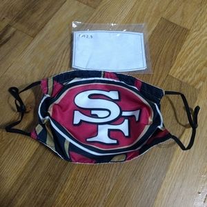 San Francisco 49ers mask with filters